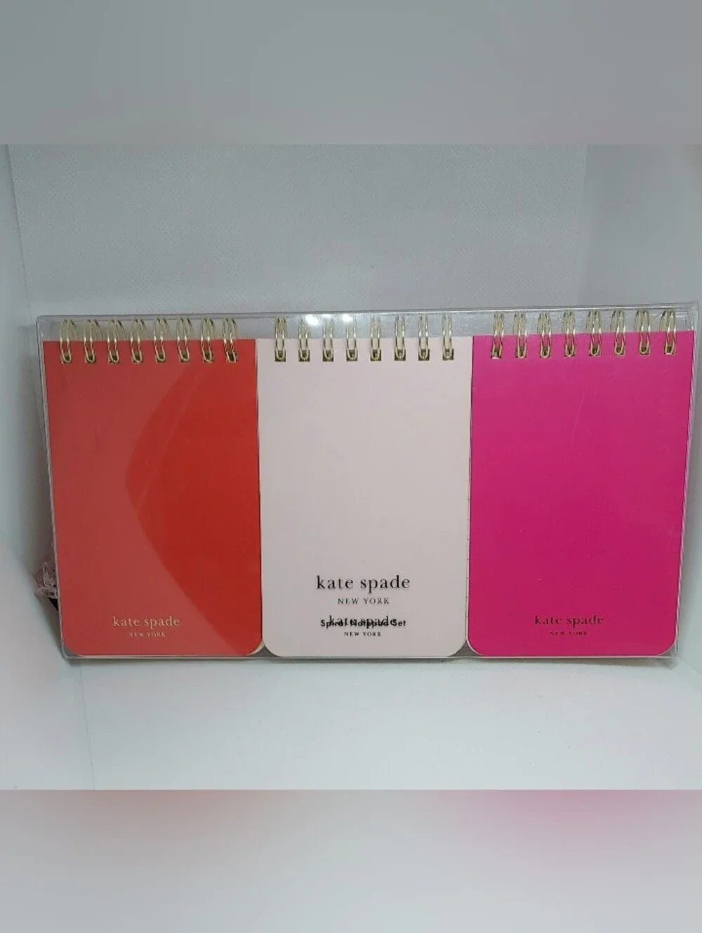 Kate Spade Striped Pen & 3 Pcs Inspirational Note Pad Set NWT